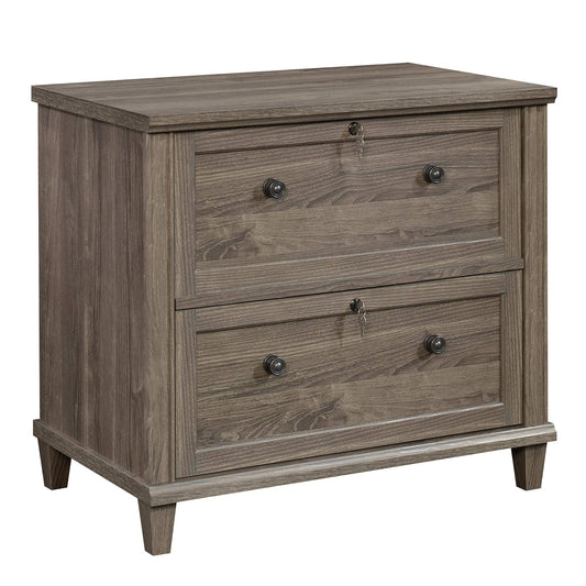 Sauder Hammond 2 Drawer Lateral File Cabinet for Home Office, Filing Cabinet with Lock, in Emery Oak