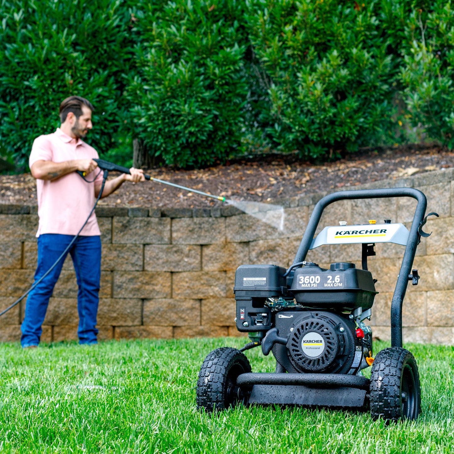 Kärcher G 3600 P Gas Pressure Washer 3600 PSI, 2.6 GPM, Triplex/Crankshaft Pump, Maximum Power for Your Toughest Cleaning Challenges