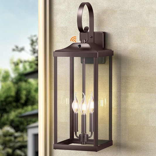 Yolsunes 24in Outdoor Wall Light, 3-Light Waterproof Sconce, Oil Rubbed Bronze, Metal, Model YLS-24BDD, 1-Pack