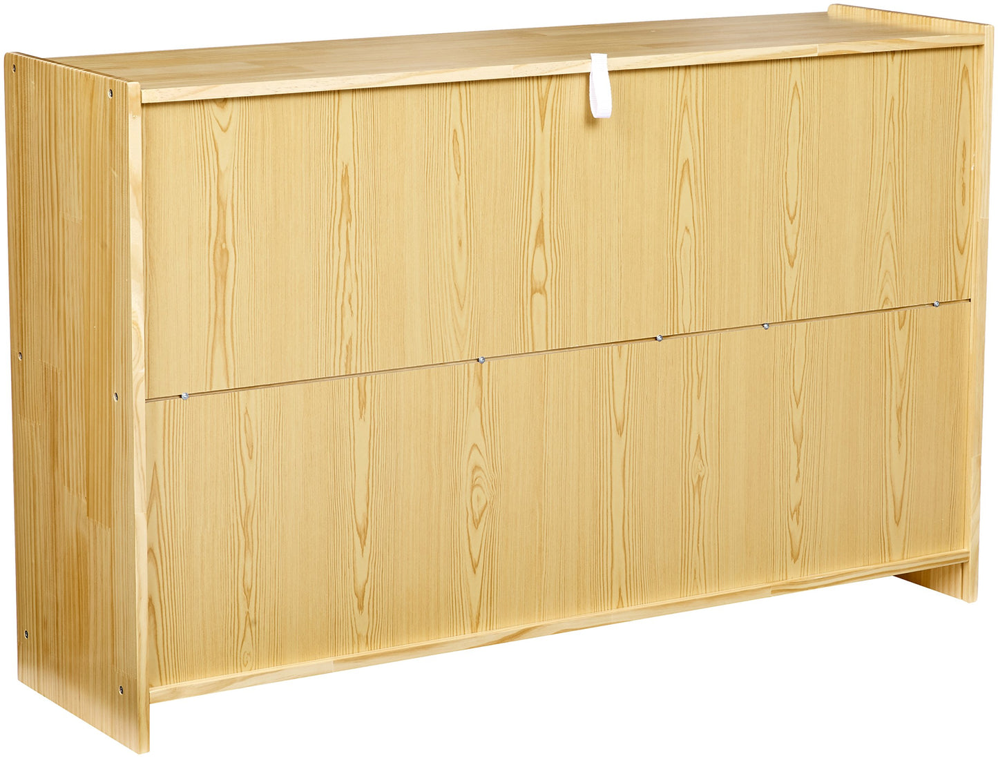 Amazon Basics Block Storage Cabinet, Backpack Organizer Shelf, 8 Compartment Cube Storage for Daycare, Pine Wood, 13" D x 48" W x 30" H