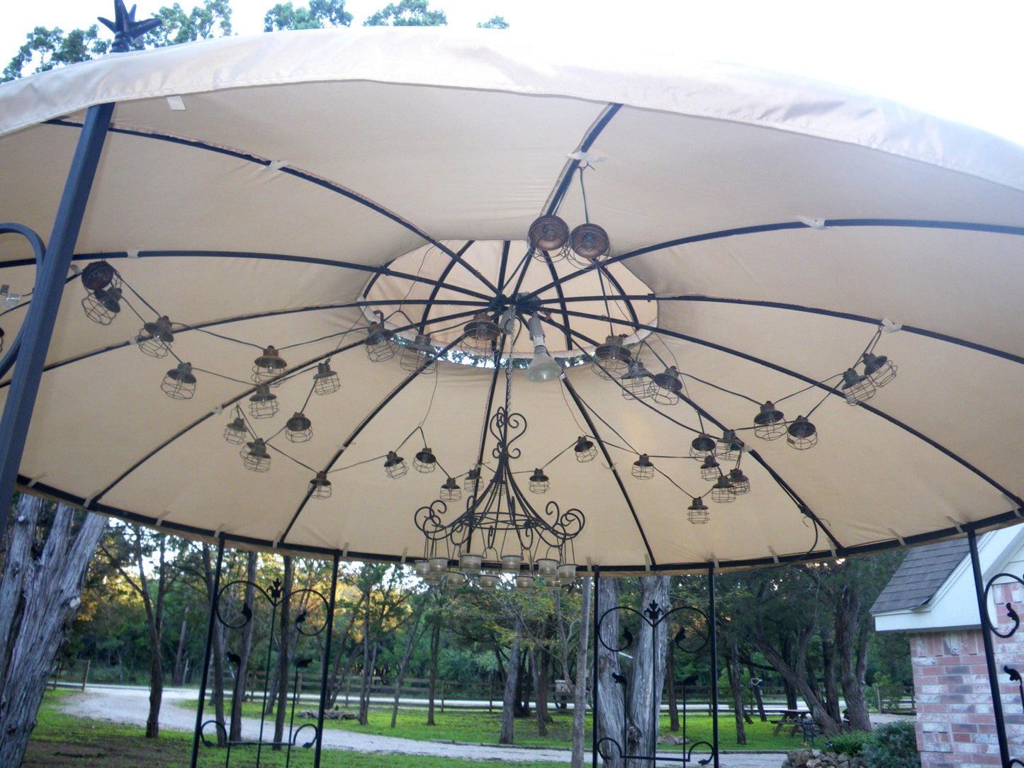 Garden Style Round Gazebo Replacement Canopy Top Cover