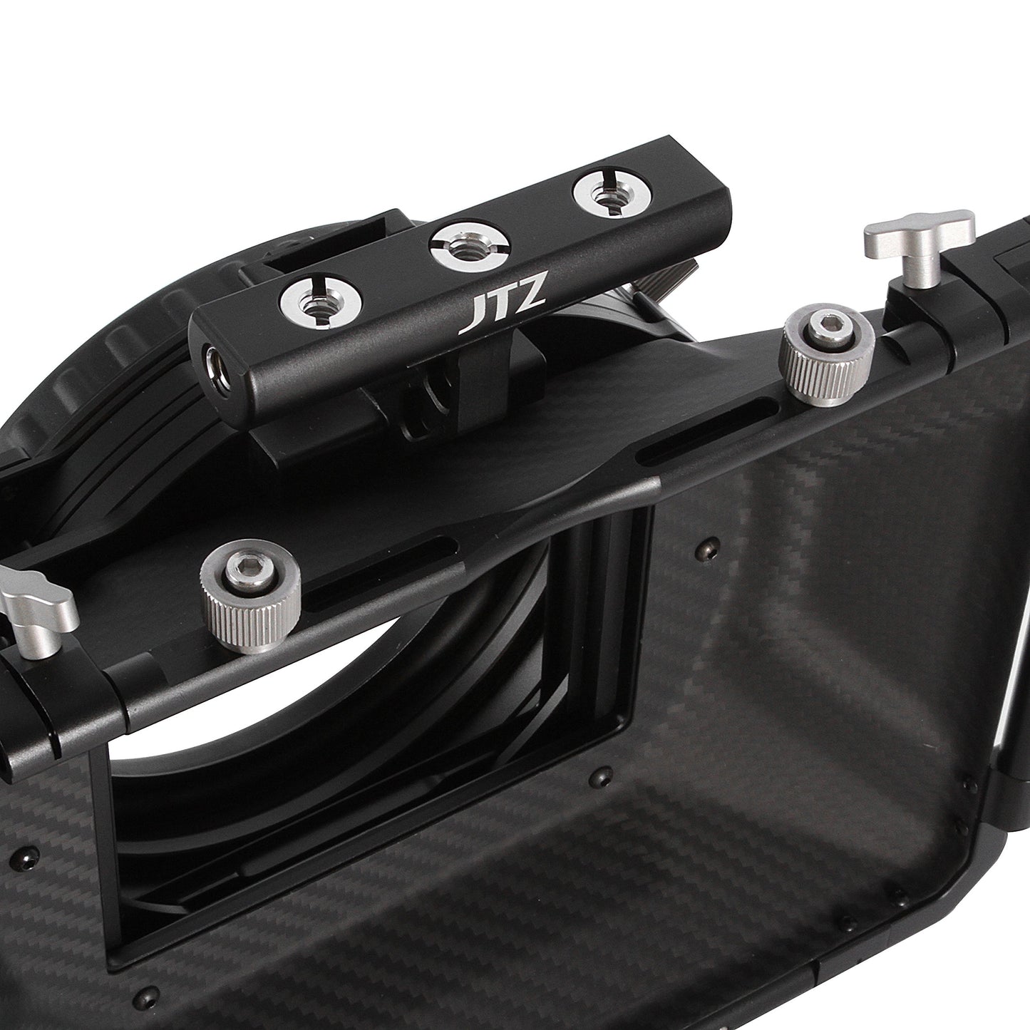 JTZ DP30 Cine Lens Carbon Fiber 4x4 Swing-Away Matte Box with 15mm/19mm Rod Rail Rig for Sony FS5 FS7 ARRI RED Canon C100 C200 C300 BM D Blackmagic BMPCC BMCC Pocket Cinema Panasonic Camera