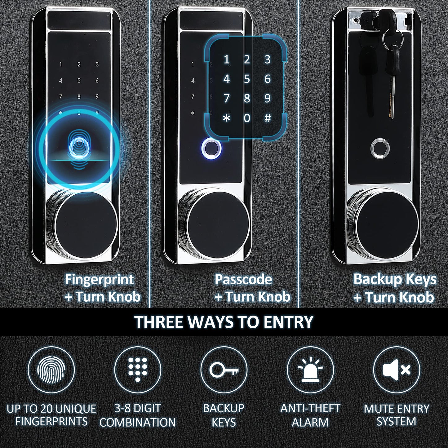 JINXNOBI Deluxe Biometric Safe with Fireproof Waterproof Bag,2.25 Cubic Feet Safe Box with Fingerprint Access,Security Lock for Home Office Hotel, 66lbs