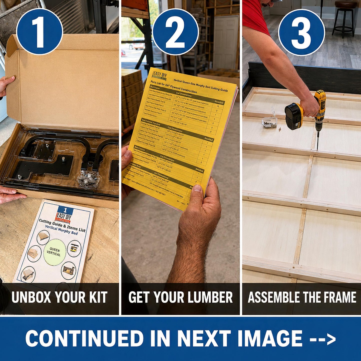 Twin Size Horizontal Murphy Bed Hardware Kit Side-Fold Wall Bed Frame DIY Twin Murphy Bed Kit with Gas Pistons +3 Step-by-Step Guides Made in North America Space-Saving Hideaway Bed