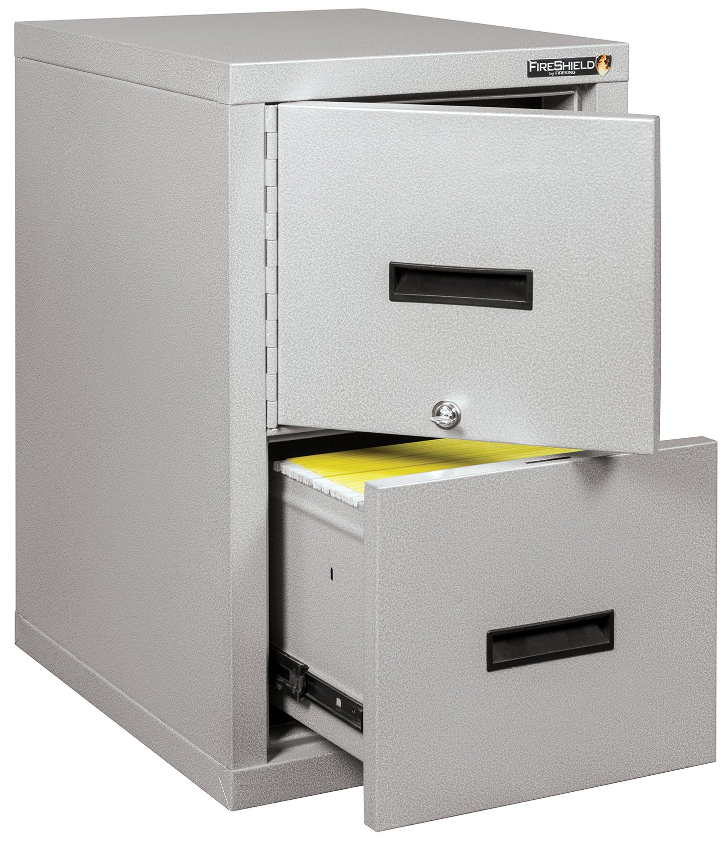 Fire Resistant File Cabinet - Light Weight, fire Rated, One File Drawer & Safe