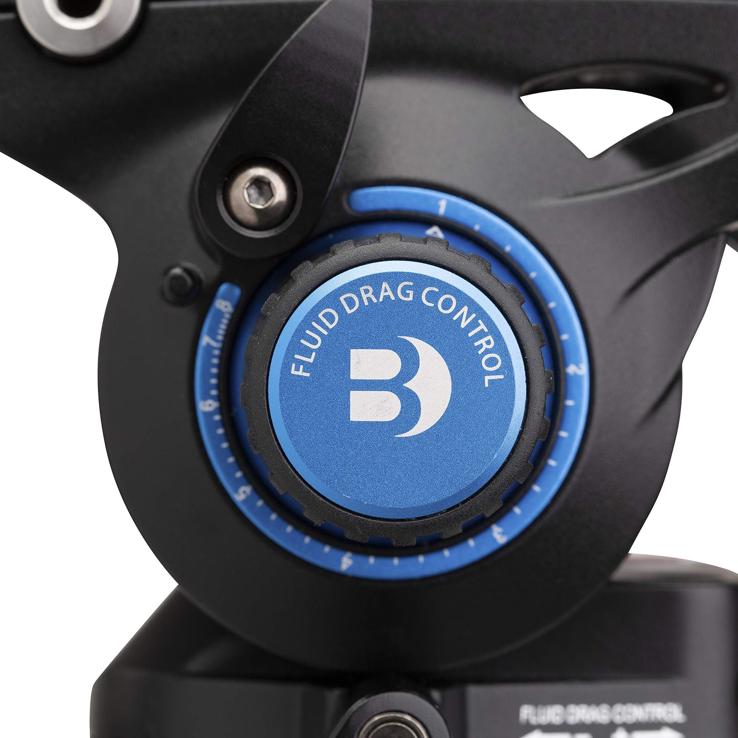 Benro S6 PRO Flat Base Fluid Video Head, 13.2 lb. Max, 6 Step Counterbalance (0-5), 1/4"-20 Accessory Mounts, 3/8"-16 Head Mount, w/Pan Arm- Black (S6PRO)