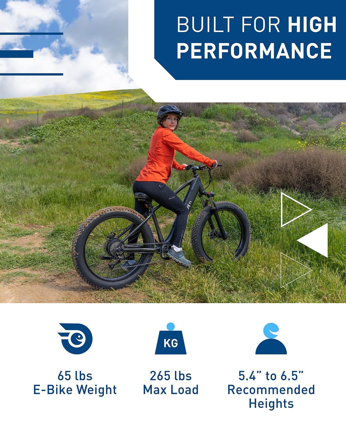 Hiboy Electric Bike for Adults, 28MPH 62.1Miles Range 1000W Peak Motor 48V 13Ah Removable Battery Ebike, 26“ x 4.0” Fat Tire Electric Bicycle, 7 Speed, Hydraulic Suspension, UL Certified