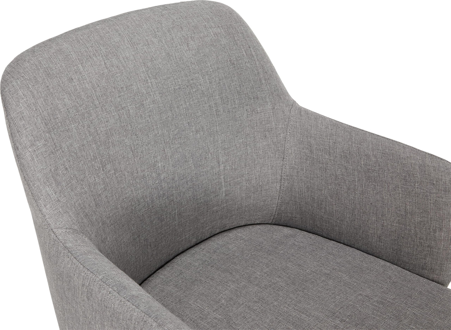 Amazon Basics Modern Home Office Desk Chair with Adjustable Height, 360 Degree Swivel, Smooth-Rolling Wheels, High-Density Foam Cushioning, Light Gray