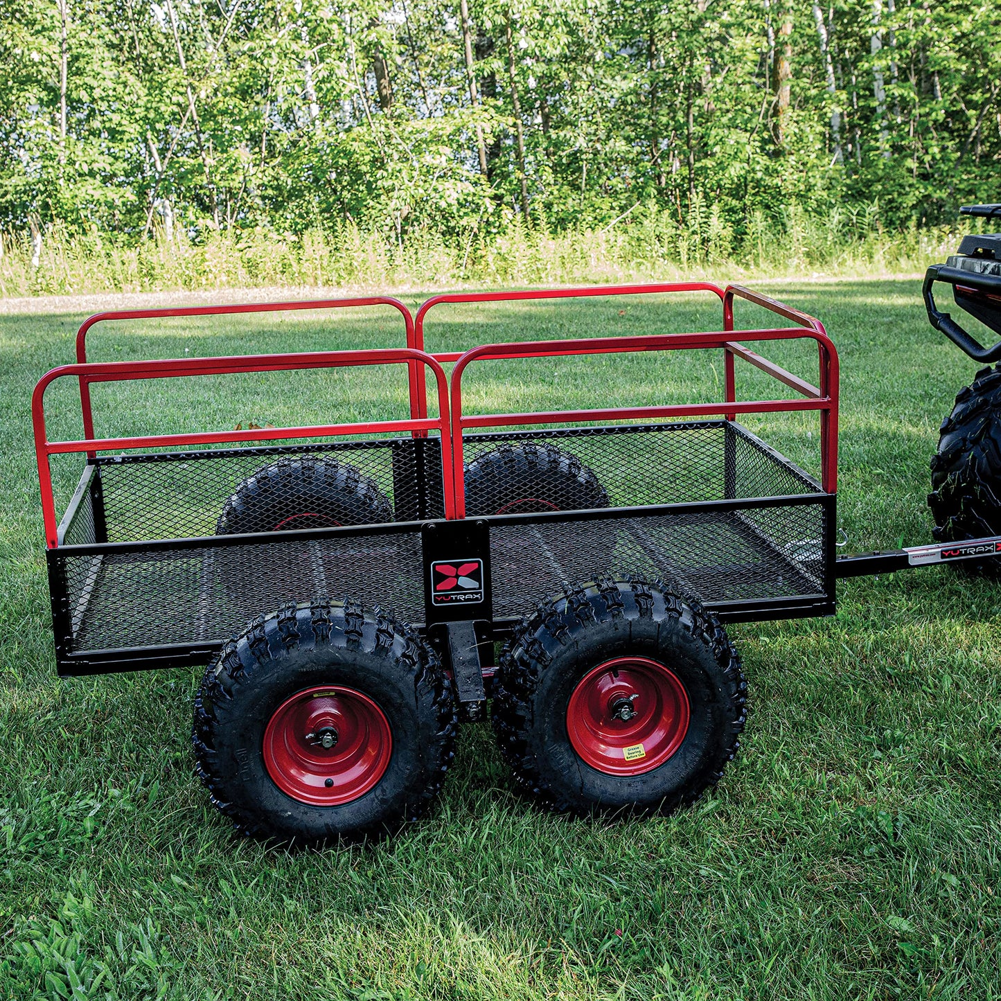 Yutrax Trail Warrior X4 Heavy Duty UTV/ATV Trailer - For Off-Road Use - 1,250 lb. Capacity, TX159
