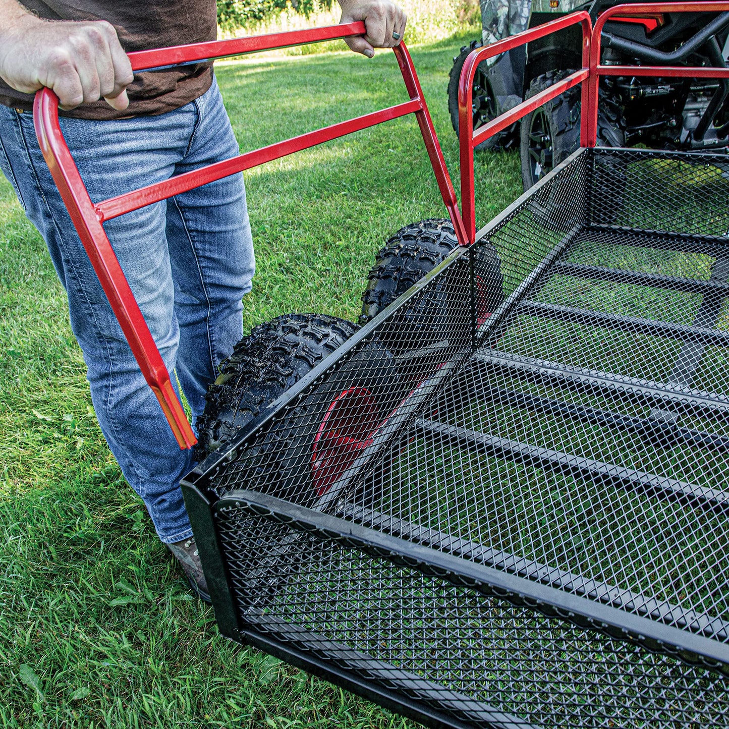 Yutrax Trail Warrior X4 Heavy Duty UTV/ATV Trailer - For Off-Road Use - 1,250 lb. Capacity, TX159