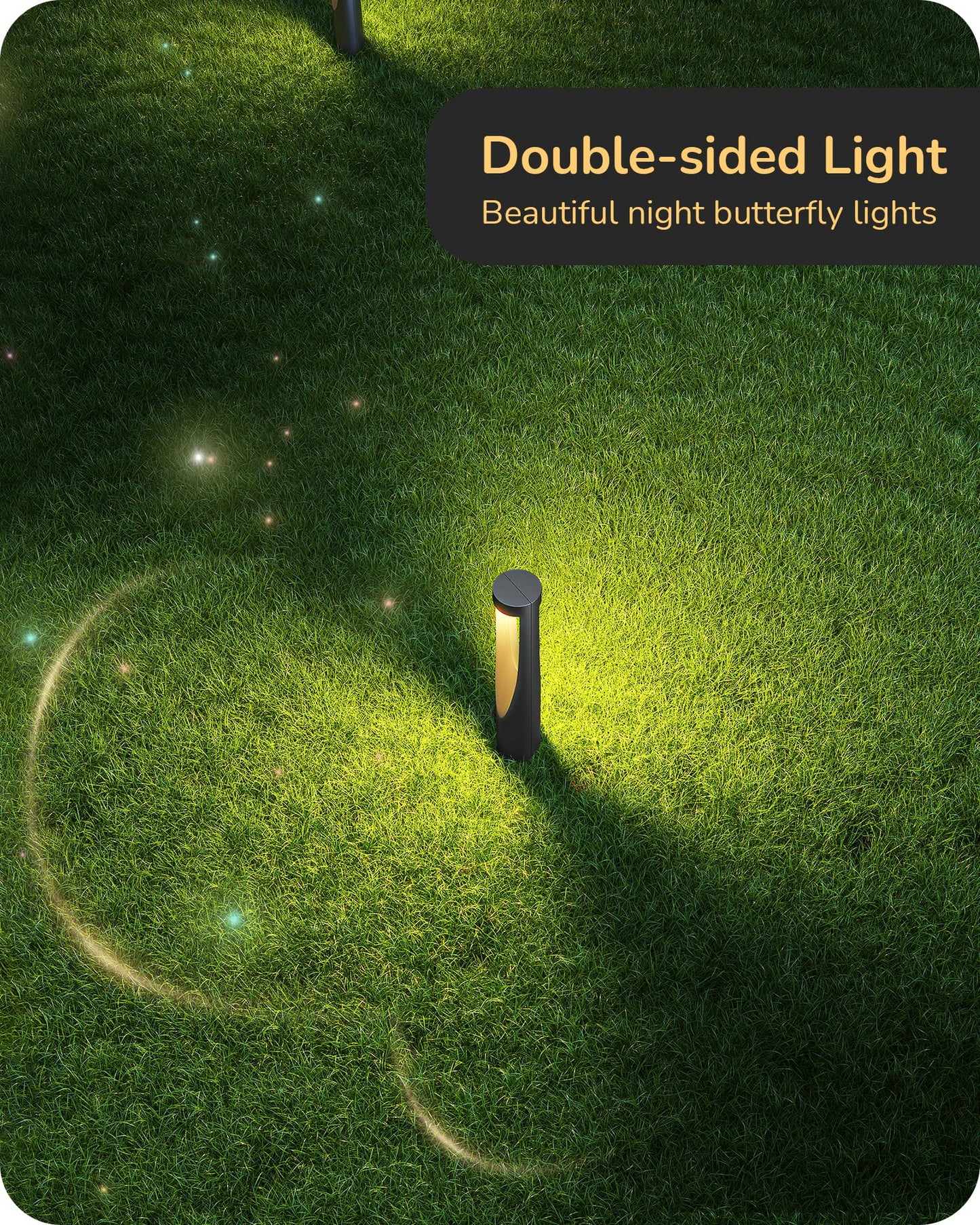 EDISHINE Low Voltage Landscape Lights, 12V 2W 150LM, 3000K LED, Waterproof, 12 Pack, Black, Model HGSL36C
