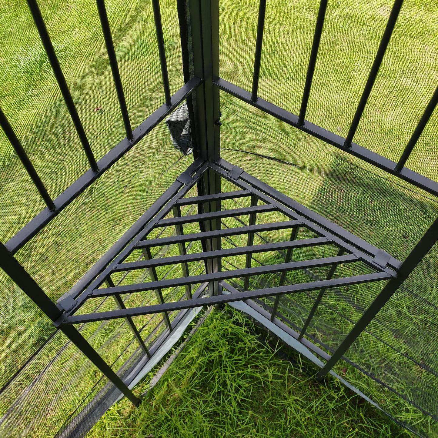 YOPTO 10x10 FT Patio Steel Gazebo,Canopy Tent wiht Ventilated Double Roof and Mosquito Net,(Detachable Mesh Screen On All Sides),Waterproof Garden Pergola for Backyard,Swimming Pool,Gray