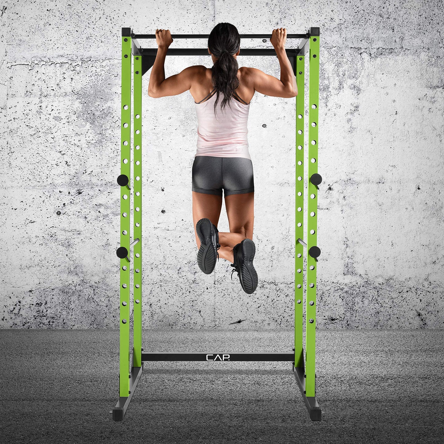 CAP Barbell Full Cage Power Rack, 7-Foot, Green